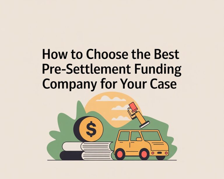 How to Choose the Best Pre-Settlement Funding Company for Your Case