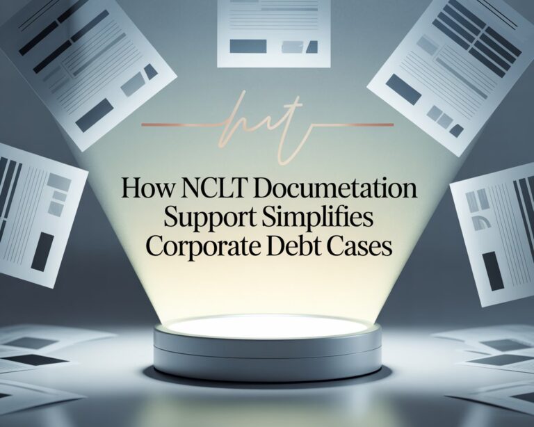 How NCLT Documentation Support Simplifies Corporate Debt Cases