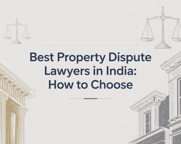 Best Property Dispute Lawyers in India