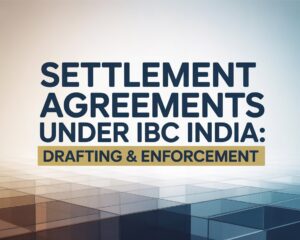 Settlement Agreements Under IBC India