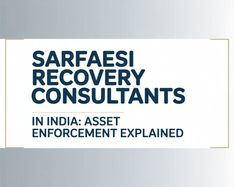 SARFAESI Recovery Consultants in India