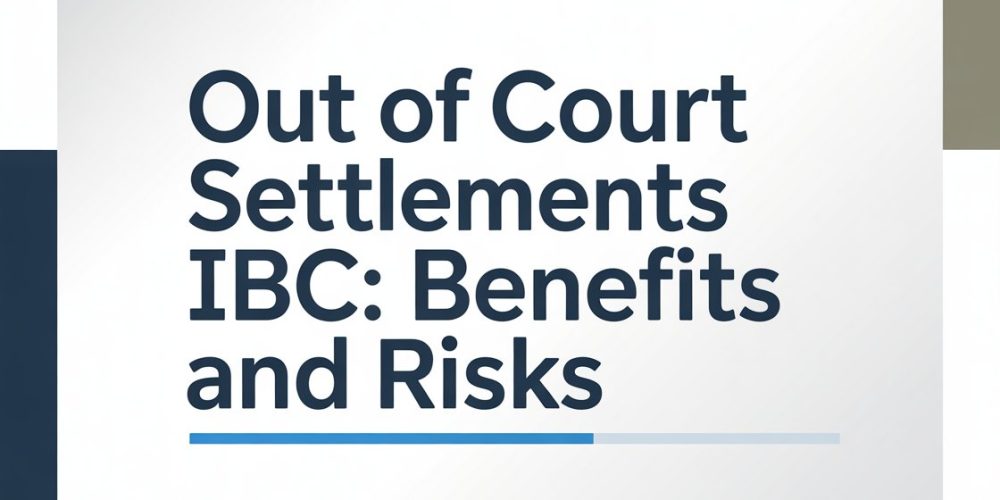Out of Court Settlements IBC